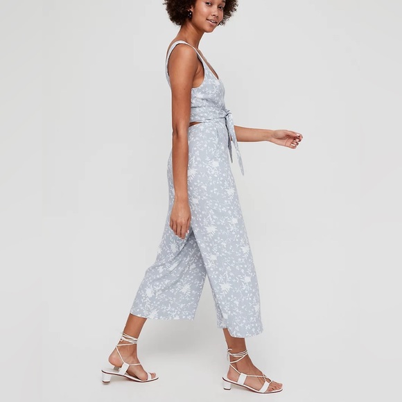 Wilfred Ecoulement V Jumpsuit in Pearl Grey / White - Picture 8 of 11